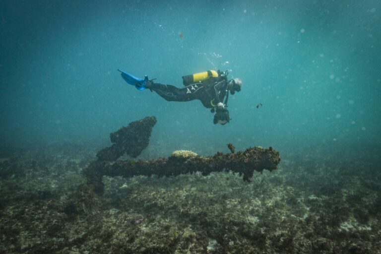 Documenting the anchor.